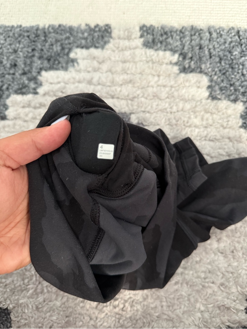 lululemon athletica Black Camo High-Rise Bike Shorts - Picture 3 of 3
